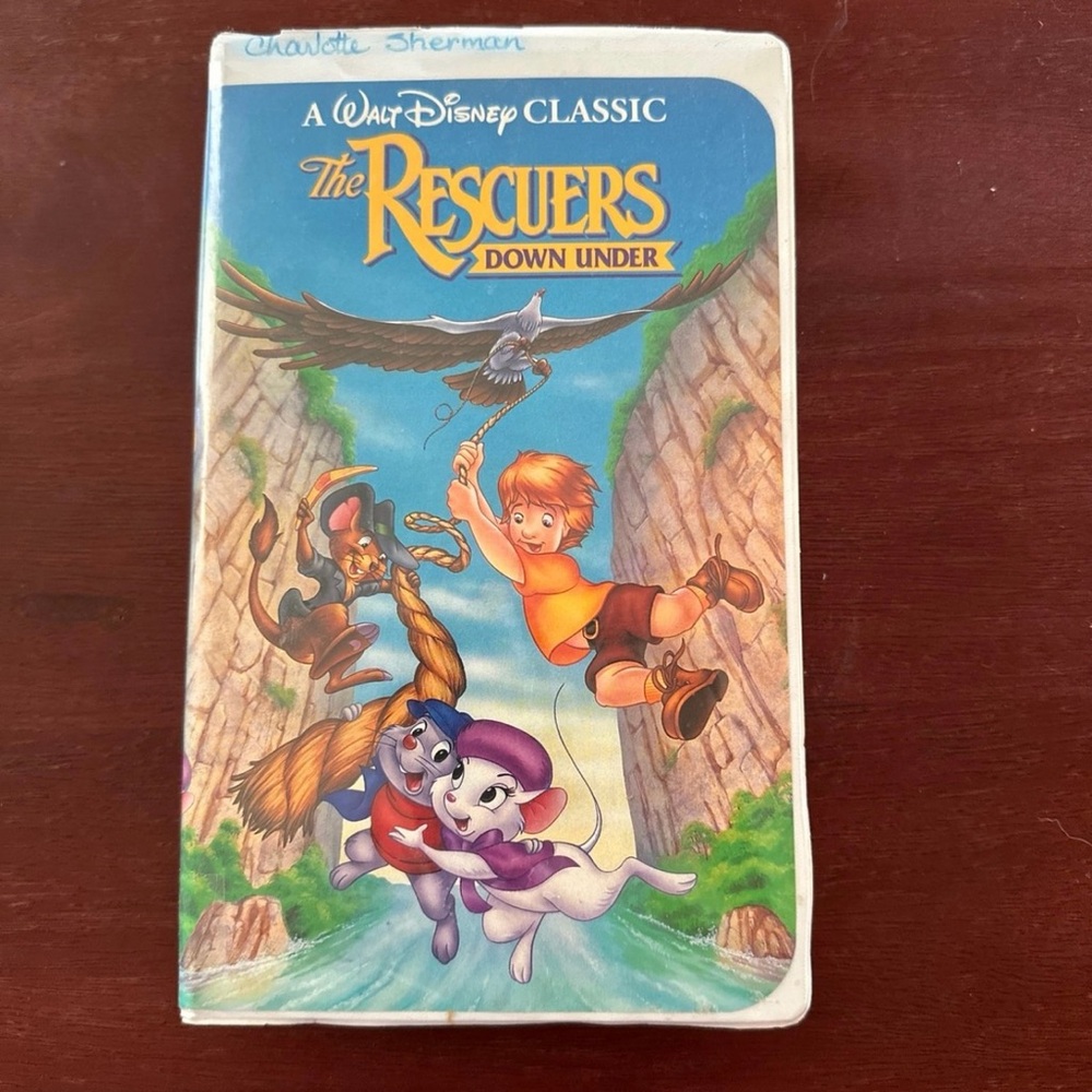 The Rescuers Down Under black diamond VHS